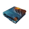 thumbnail image 3 of Throw Blanket for Couch - Halloween Haunted House Soft Comfy Lightweight Cozy Warm Throw Blanket, Fuzzy Plush Flannel Blanket & Throws for Sofa and Bed All Season, 3 of 8