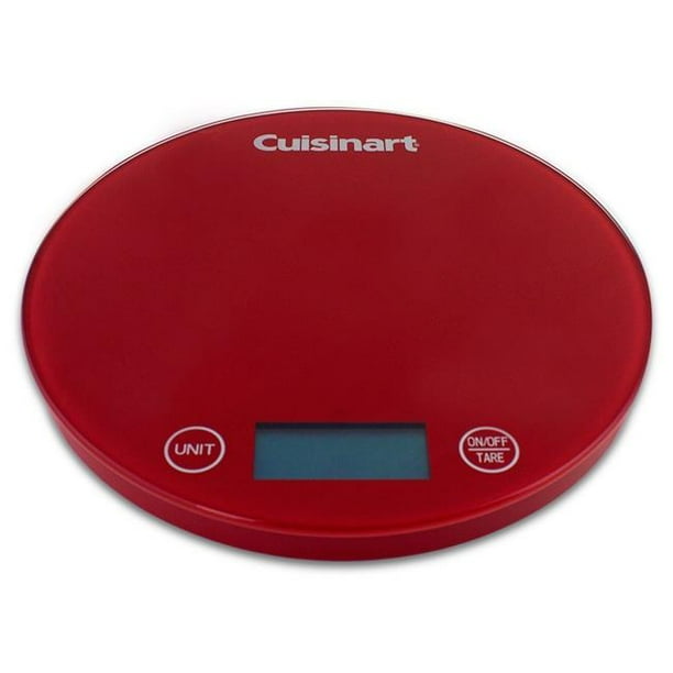 Cuisinart FS 1R DigiPad Digital Kitchen Scale Red Walmart