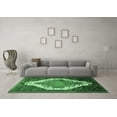 thumbnail image 3 of Ahgly Company Indoor Rectangle Medallion Emerald Green Traditional Area Rugs, 8' x 12', 3 of 4