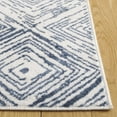 thumbnail image 4 of SAFAVIEH Pyramid Arseny Geometric Area Rug, Ivory/Blue, 5'3" x 7'8", 4 of 8