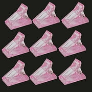 BAISDY 20Pcs Pink Polygel Nail Tip Clips Nail Clips for Acrylic Nails