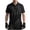 Black, variant on HomeDM Shirts for Men Short Sleeve Summer Golf T-Shirts Collared Button V Neck Casual Solid Color Pullover Tops, Gray, Size M