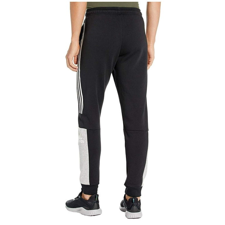adidas Sport ID Color Block Black/Medium Heather Grey Pants