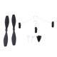 thumbnail image 1 of Recambios de aterrizaje Zulema para WLtoys F949 color negro, 1 of 8