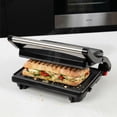 thumbnail image 5 of Alpha Living Electric Griddle Panini Press Sandwich Maker – Stainless Steel Panini Grill Press with Aluminum Griddle, 5 of 7
