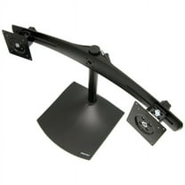 Ergotron 33-322-200 DS100 Dual-Monitor Desk Stand - Up to 62lb - Up to 24" Flat Panel Display - Black