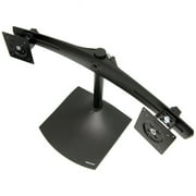 Ergotron 33-322-200 DS100 Dual-Monitor Desk Stand - Up to 62lb - Up to 24" Flat Panel Display - Black