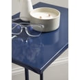 thumbnail image 7 of Kate and Laurel Lockhardt Metal Minimal C-Table for Bedroom or Living Room, Navy Blue, 19 x 13 x 27, Modern Narrow Side Table for Small Spaces and Bedroom Accent, 7 of 7