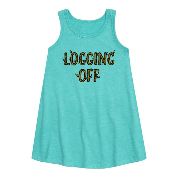 Instant Message - Logging Off - Toddler & Youth Girls A-line Dress