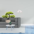thumbnail image 2 of Árbol bonsái artificial,Árbol bonsái artificial para decoración de escritorio de interior y hogar,Árbol bonsái falso Planta falsa en maceta Planta falsa,Escultura de elefante,Esculturas, 2 of 8