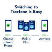 Tracfone TCL My Flip 2, 4GB, Black - Prepaid Phone