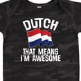 thumbnail image 4 of Inktastic Dutch Gift Pride Netherlands Flag Boys or Girls Baby Bodysuit, 4 of 5