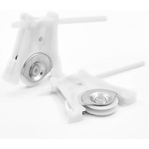 2 Pack Sliding Screen Door Lower Roller Assembly, Compatible with Andersen Part #1997310 (1991 to Present) 1-1/4" Nylon Concave Wheel, Edge Adjustable (Lower Screen)$$Tools & Hardware Other