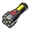 black, variant on Five-core flashlight USB strong light rechargeable bright searchlight outdoor multi-function led Long-Range Light-black
