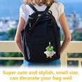 thumbnail image 3 of Funny Garlic Bird Plush Keychain with Sound, Squeeze-to-Quack White Chicken Charm for Backpack, Whimsical Animal Pendant for Stress Relief, 3 of 7