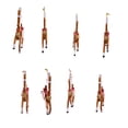 thumbnail image 2 of Kurt Adler 4-Inch Wooden Reindeer 8-Piece Ornament Set, 2 of 4
