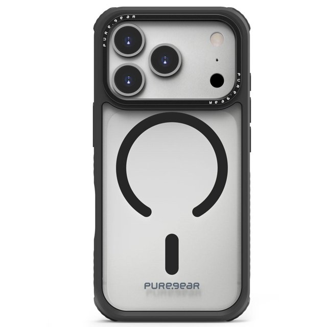 Funda Case PUREGEAR Dualtek Clear para iPhone 17 PRO Transp Negro