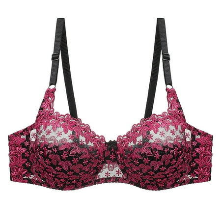 

Women Large Size One-Piece Bra Underwear Solid Color Thin Bra One Piece No Wire Comfortable Bras