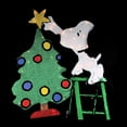 thumbnail image 2 of Peanuts Christmas 32" Prelit Snoopy Decorating Tree Outdoor Decoration - Clear Lights, 2 of 2