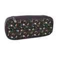 thumbnail image 2 of Lsque Cute Rabbit And Flower Printed Big Capacity PU Leather Pencil Case Large Pencil Pouch Stationery Pen Bag Pencil Holder for Teen, 2 of 6