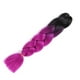 thumbnail image 2 of Fiudx Extensiones de Cabello Trenzado de 24 Pulgadas, Fibra Sintética de Alta Temperatura, Cabello Trenzado Preestirado, Liviano y Cómodo, Ideal para Trenzas y Pelucas, Peinados de Bricolaje, Fiesta, 2 of 3