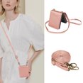 thumbnail image 3 of ELEHOLD Case for Samsung Galaxy Z Flip 6, Shockproof Faux Leather Wallet Phone Case with Shoulder Strap,Rosegold, 3 of 8