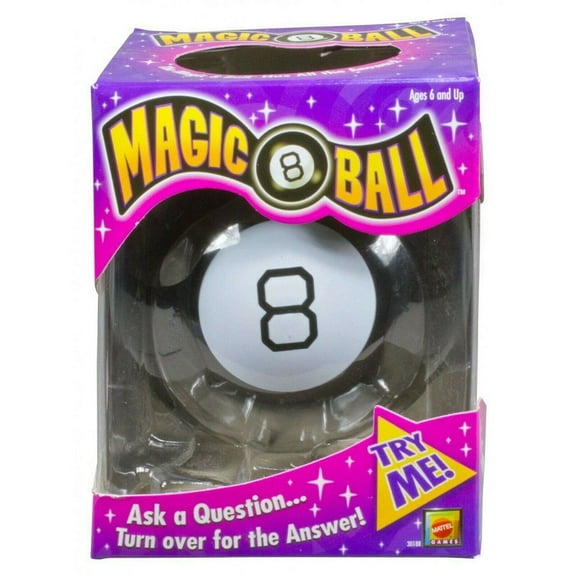 Magic 8 Ball Toy Vintage Game Fortune Teller Kids Lucky Answers Mattel 30188