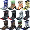 thumbnail image 2 of Star Wars película medias maestro Yoda R2-D2 Cosplay calcetines Wookiee Jedi Knight novedad hombres mujeres calcetines primavera Otoño Invierno Tan Jianjun unisex, 2 of 2