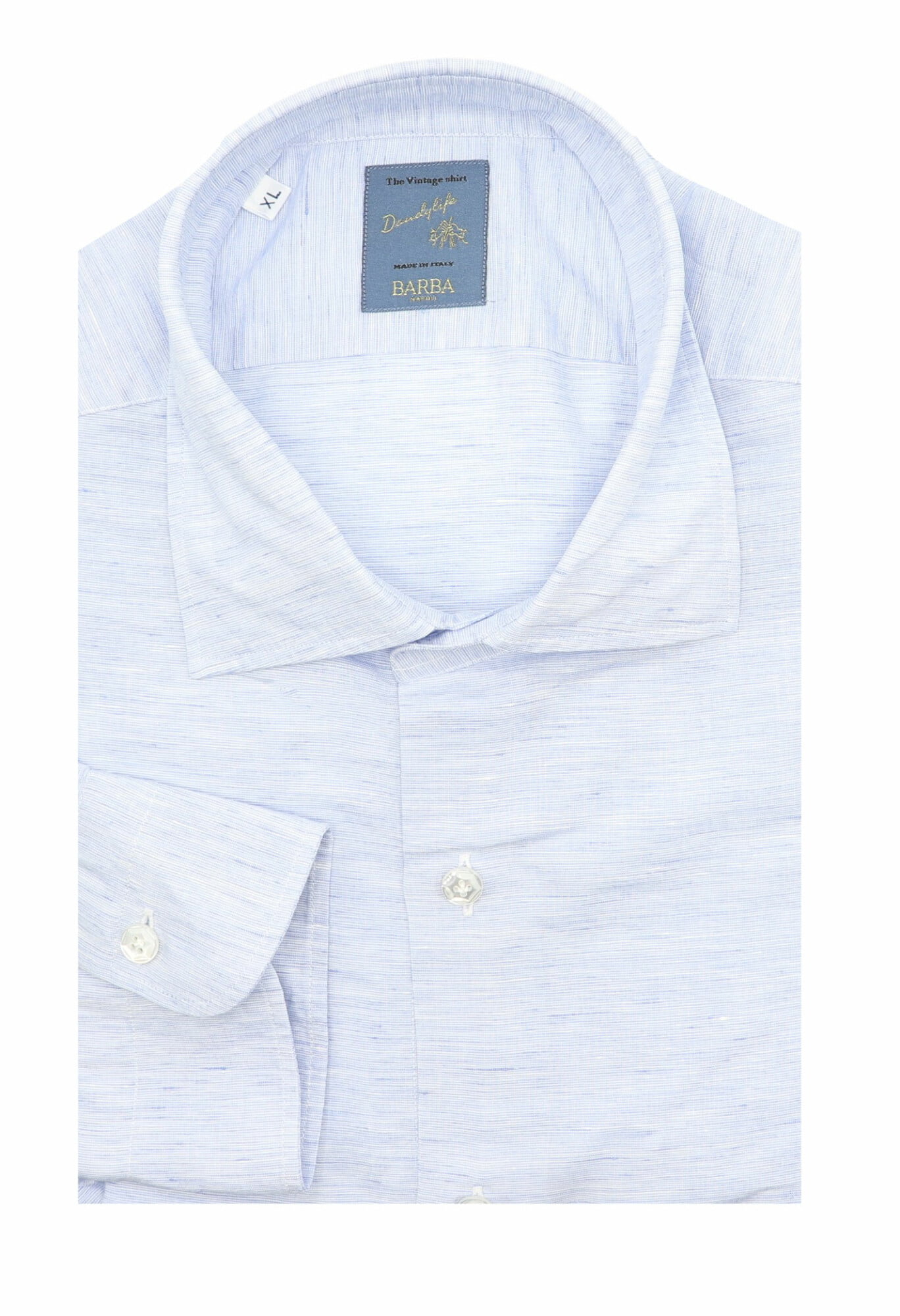 Barba Napoli Cotton Shirt in Blue for Men Mens Clothing Shirts Casual shirts and button-up shirts 