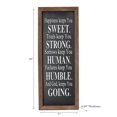 thumbnail image 2 of IH Casa Decor Framed Rect. Signe De Bois Que Dieu Vous Fait Avancer, 2 of 4