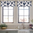 thumbnail image 4 of LALILO Kitchen Curtain Valance Arizona Famous Landmark Rod Pocket Window Curtain 52"x 18" Set of 2, 4 of 7