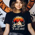 thumbnail image 3 of Christian T-Shirt – The Gospel of Jesus Christ Mountain Cross Tee, 1 Corinthians 15:1-4, White, Size 2XL, 3 of 6