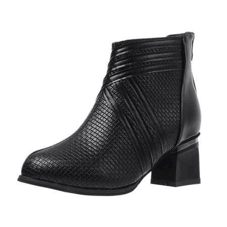 

Fashion Shoes Boots Heels Retro Short High Zipper Women s Breathable Women s Boots Cute Boots for Women No Heel Womens Outdoor Boots Dress Boots for Women Womens Boot Womens Boots Size 9.5