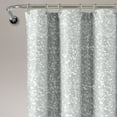 thumbnail image 5 of Lush Decor Yellow/Gray Glitter Ombre Shower Curtain, 72" x 72", 5 of 11
