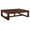Ivory & Brown, variant on Ashley Furniture Cariton Plank Effect Bold Blocky Wood Coffee Table, Grayish Brown