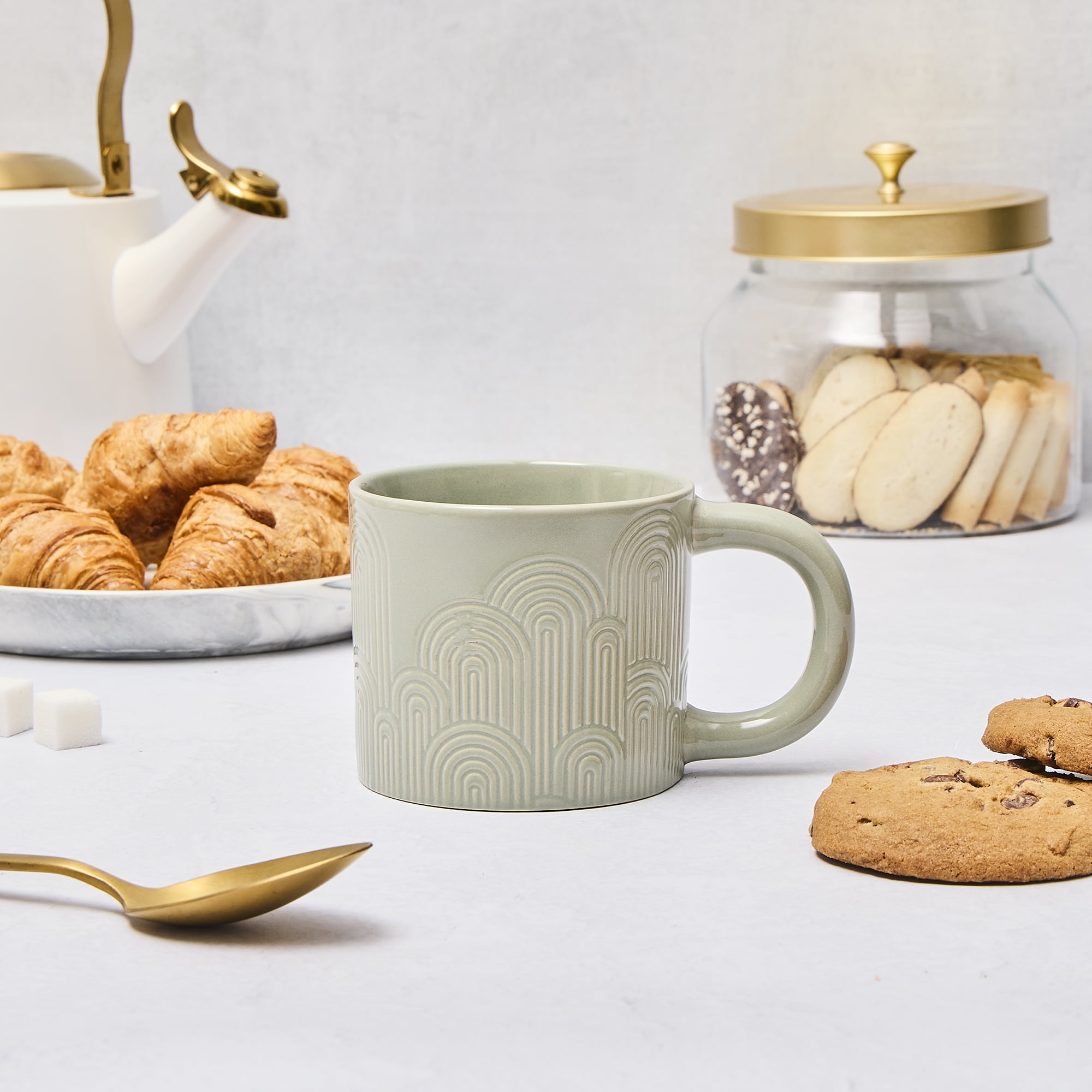 Thyme & Table Green Arch Mug