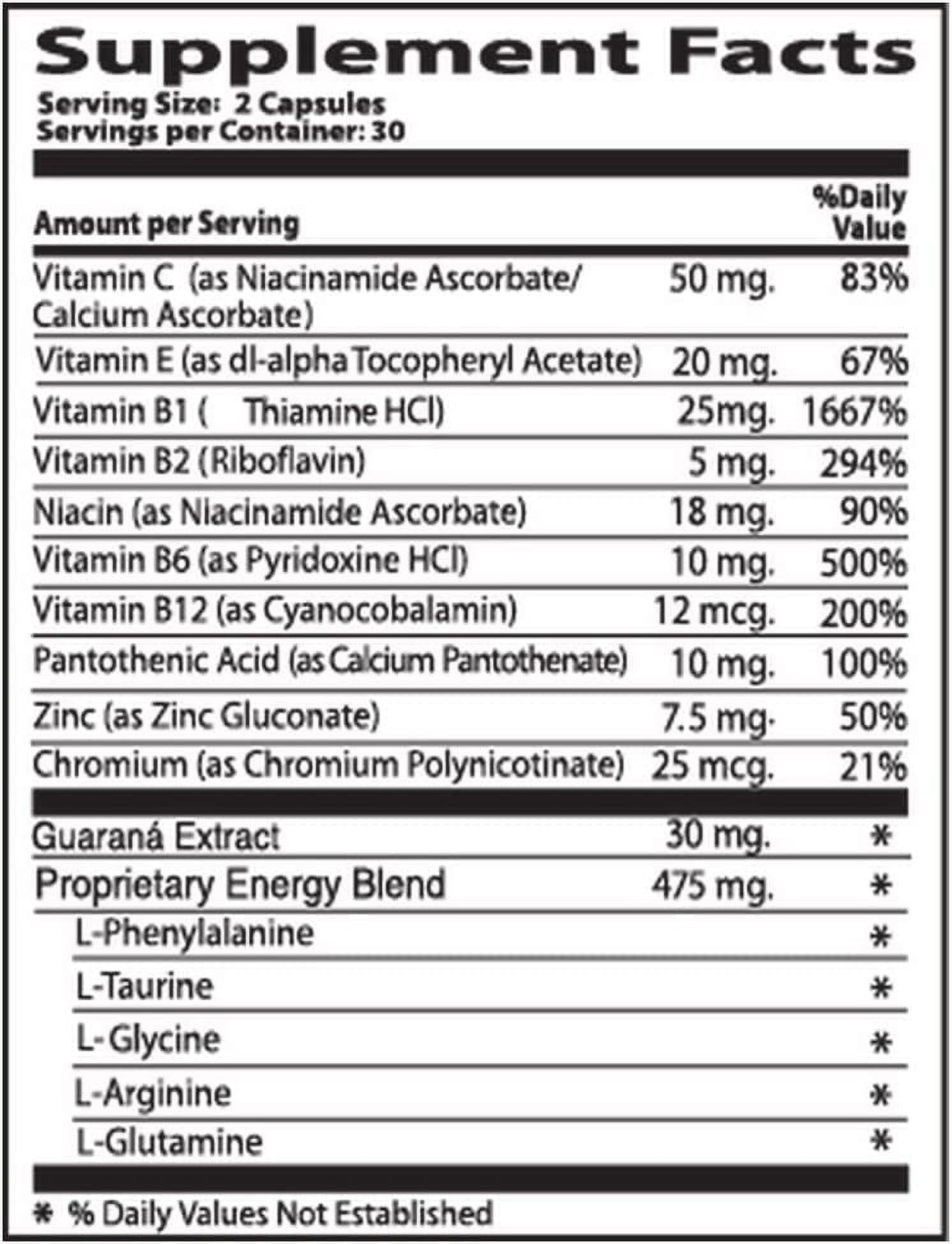 Neurobion energy + Neurobion high potency dietary supplement special blend of amino acids, vitamins b1- b6- & b12 + zinc