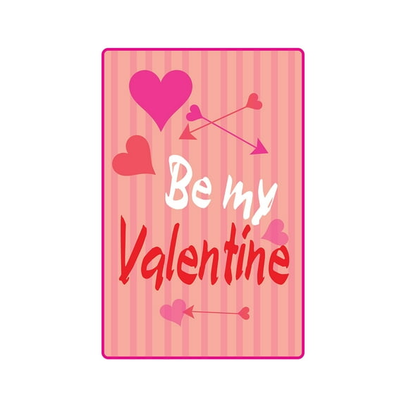 BE MY VALENTINE Aluminum Sign holiday valentines day love lover | Indoor/Outdoor | 10" Tall