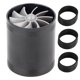 thumbnail image 1 of Turbonador de entrada de aire para coche, turbina de doble ventilador, supercargador, ahorro de combustible de Gas, Turbo negro Jadeshay A, 1 of 8