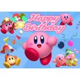 thumbnail image 1 of Fondo de fiesta con temática de Star Kirbyed, decoración de cumpleaños, recuerdos para el primer cumpleaños de niñas, figuras de anime, suministros para fiestas, pancarta de fondo, 1 of 3
