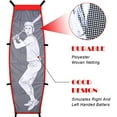 thumbnail image 2 of Baseball Softball Pitching Target Dummy Batter Strike Zone Net Batting Cage Aid Training Equipment Sport Practice for Hitting and Improved Accuracy Red, Grey, White, 2 of 7