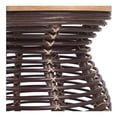thumbnail image 6 of New Pacific Direct Quito Rattan Side/ End Table w/ Wood Top in Paloma Brown, 6 of 7