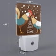 thumbnail image 2 of Cauagu Rooster And Chicken Print LED Nightlight,0.5W Night Lights Plug into Wall 1 Pack with Dusk-to-Dawn Light Sensor Soft Glow Lamp for Bathroom Adult Hallway-EU, 2 of 7