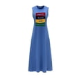 thumbnail image 2 of Vestido de verano para mujer, vestido largo de recuerdo para vacaciones, uso diario, citas para caminar M, 2 of 7