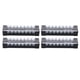 thumbnail image 4 of Bloque de Terminales de 4 Piezas Tira de Barrera de Terminales de Tornillo de Doble de 15A 600V Bloque de Barrera de Alambre para Distribución de Energía de Túnel de, 4 of 8