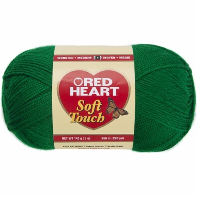 Coats Yarn N3889621 Red Heart Soft Touch YarnTrue Green