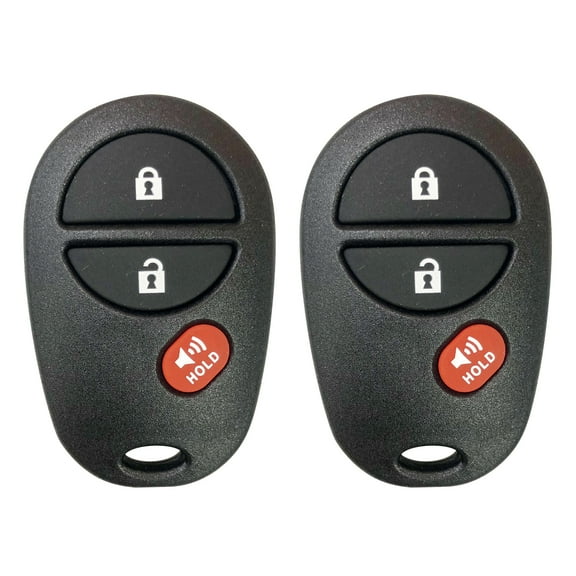 AutokeyMax Keyless Entry Remote Control for Toyota Vehicles, 2 Pack