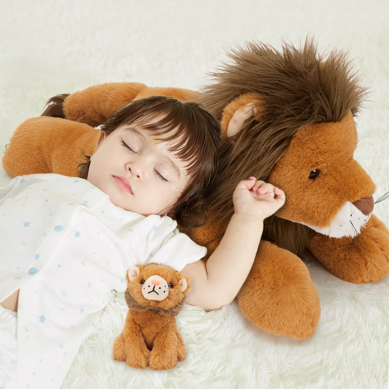 MaoGoLan, Lion Plush Set, 19.7'' Large with 3 Baby Lions - Walmart.com