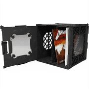 UbeCube CrateVinyl™ Stackable Vinyl Record Storage Cube with Divider and Transparent Panels