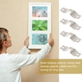 thumbnail image 2 of Miangastore Kit de 50 Crochets pour Cadres Photo Double Trou, 2 of 9